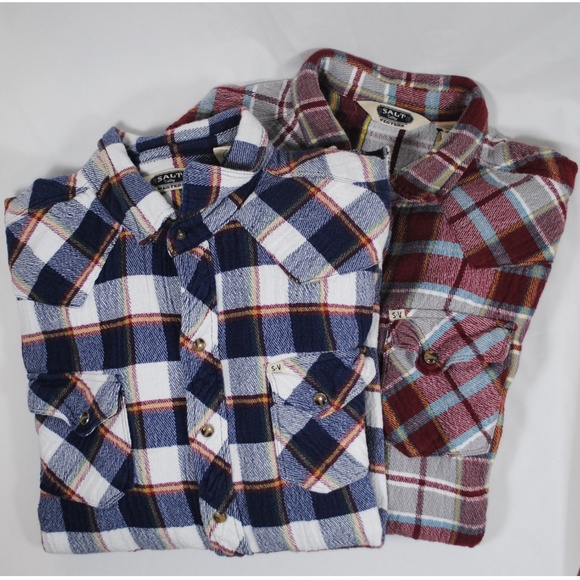 Urban Outfitters Other - Salt Valley Western Pearl Snap Plaid Shirt Bundle